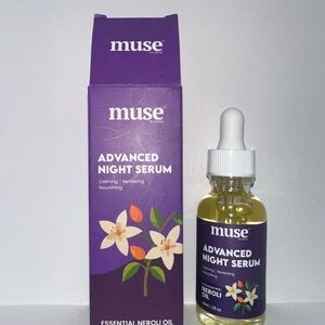 Muse Advanced Night Serum - Purple and White